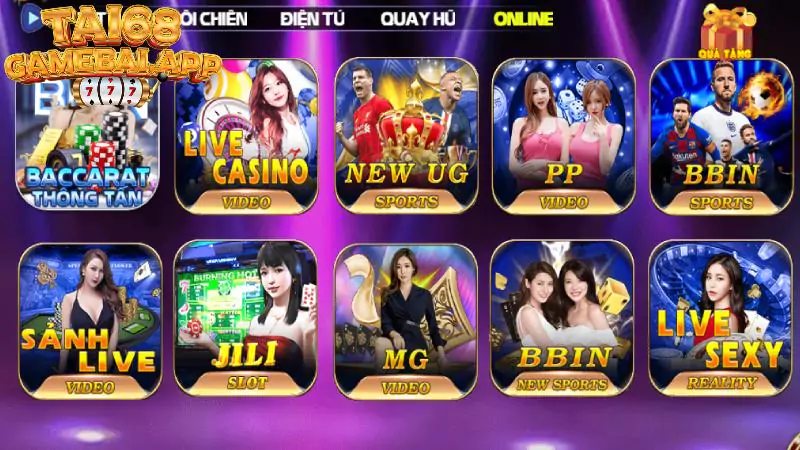 Giới thiệu sảnh Casino trực tuyến tại 68 Game Bài