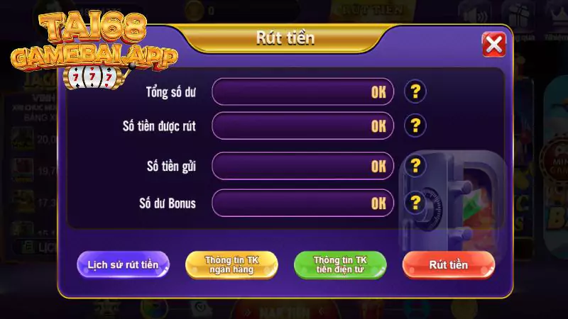 Chiến thắng tại sicbo 68gamebai có được rút tiền về tài khoản không?