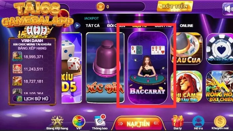 Tìm hiểu sơ lược về tựa game bài baccarat