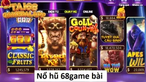 Nổ hũ 68game bài là tựa game bài đổi thưởng hot nhất